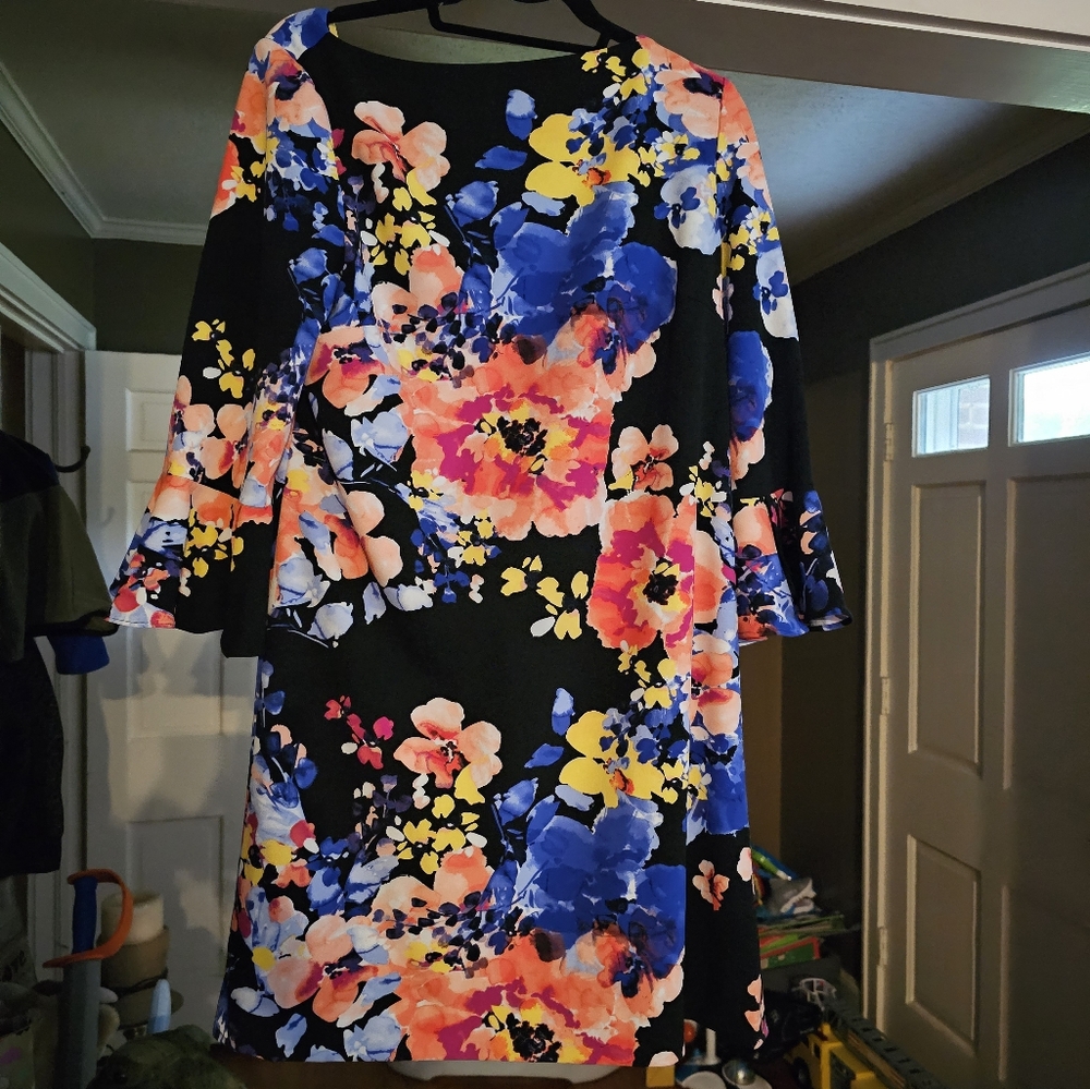 Floral cocktail dress